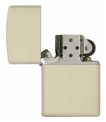 Зажигалка бензиновая Zippo 216 Cream Matte - фотография № 8