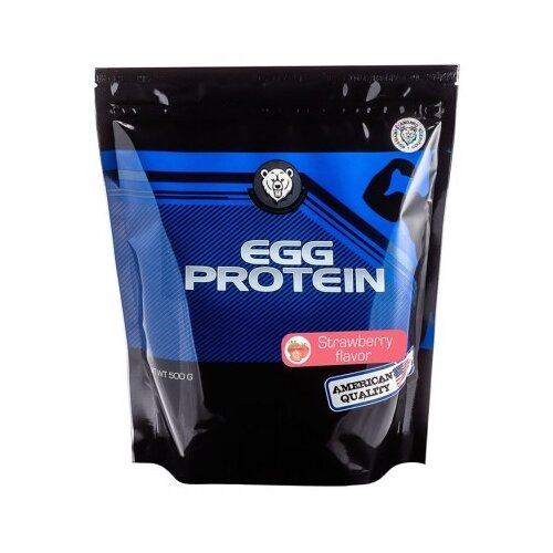 Протеин RPS Nutrition Egg Protein, 500 гр., клубника протеин rps nutrition egg protein 500 гр малина