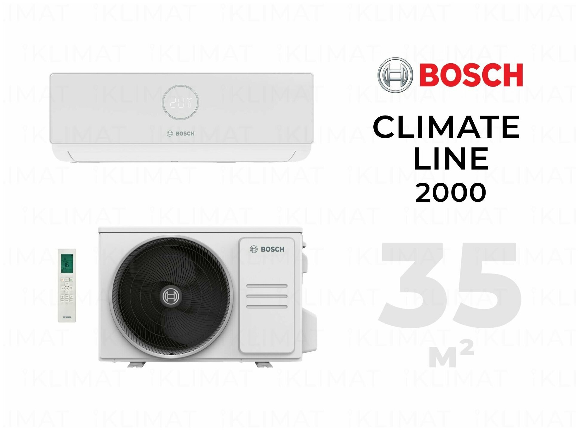 Сплит-система Bosch CLL2000 W 35/CLL2000 35 Climate Line