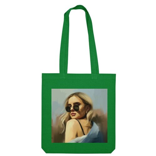 фото Сумка шоппер us basic, зеленый