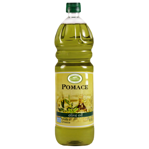 фото Korvel масло оливковое pomace, пластиковая бутылка, 1 л