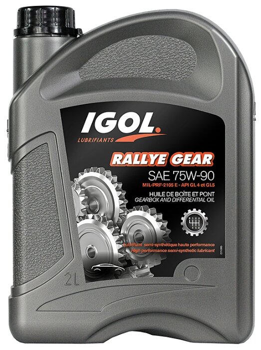 Трансмиссионное масло IGOL RALLYE GEAR 75W90 (2L)