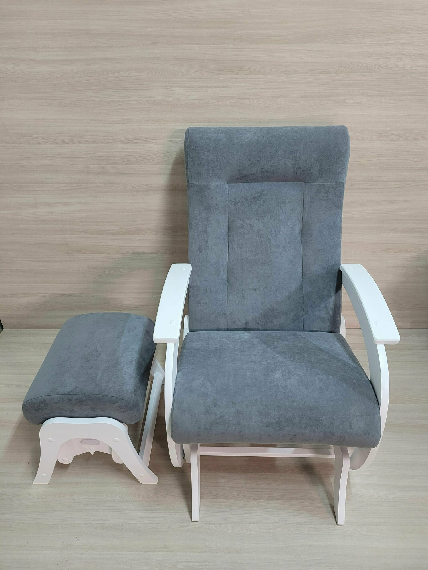 Кресло-качалка "Комфорт" Мадера 23, белый - фотография № 2