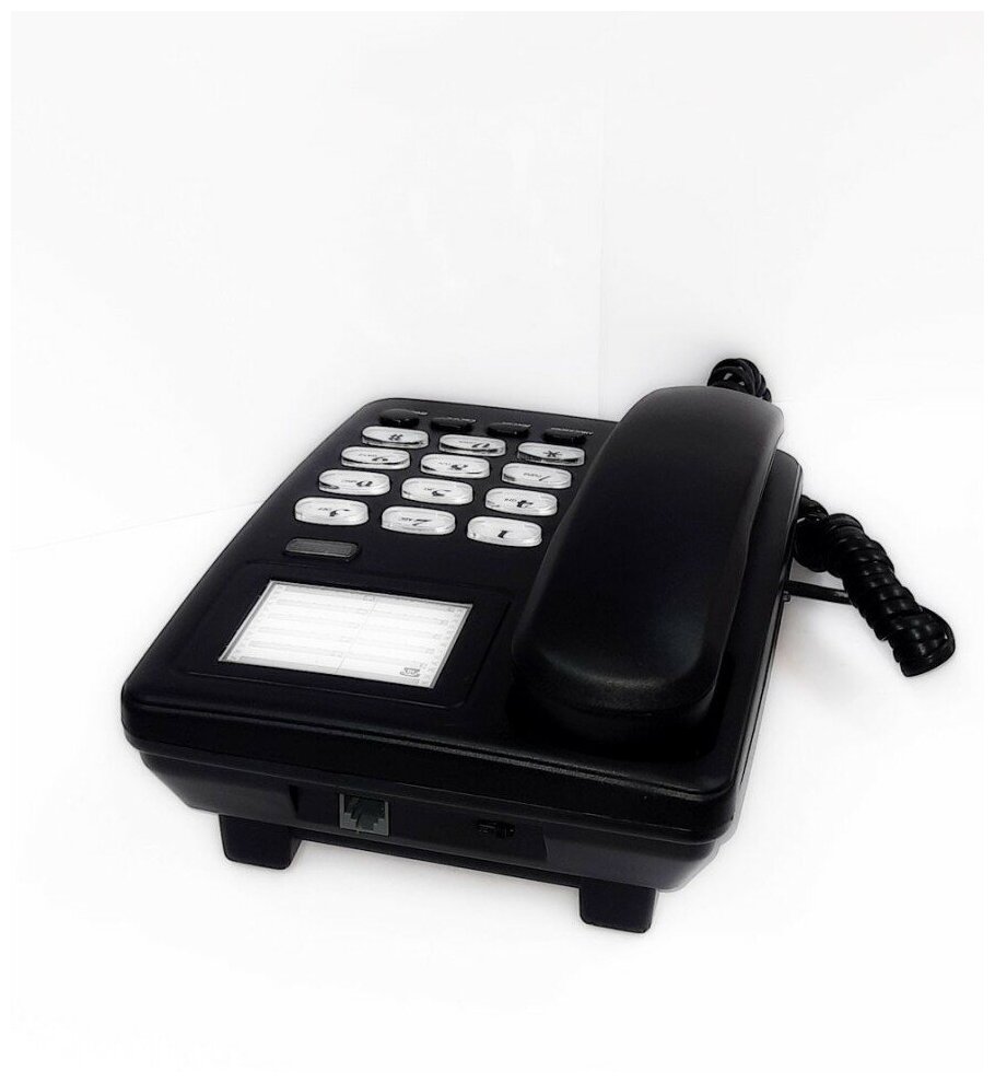 Телефон проводной (вектор 816/02 BLACK)