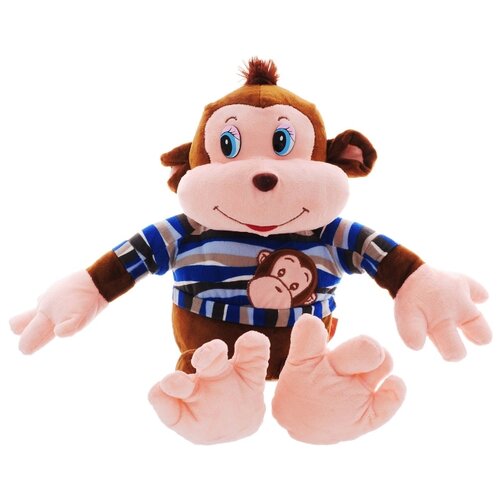 фото Мягкая игрушка magic bear toys мягкая игрушка обезьяна тихон в свитере цвет одежды синий 30 см