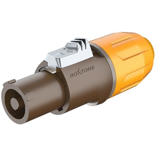 разъем powercon roxtone rac3fci wp brown Разъем PowerCon Roxtone RAC3FCI-WP Brown