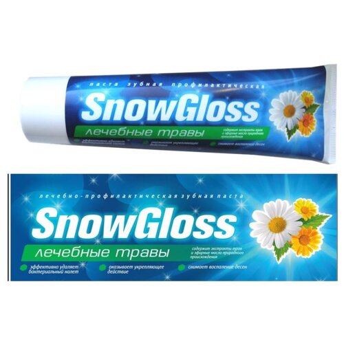 фото Зубная паста snowgloss лечебные