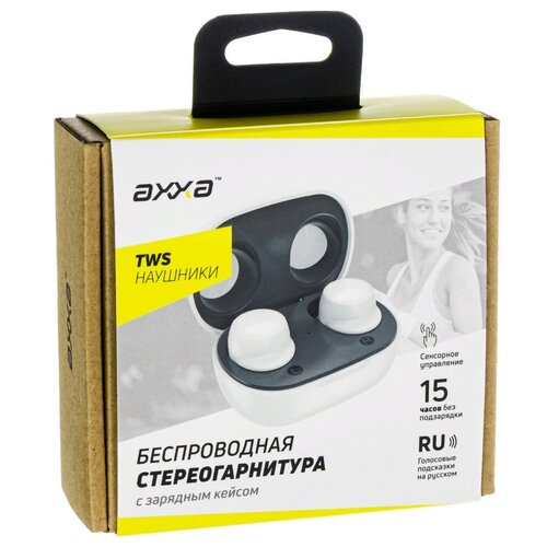 Наушники TWS ахха TWS AB-02 белый 147400₽