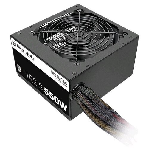 Блок питания ATX 550W Thermaltake TR2 S TRS-550AH2NK блок питания aerocool atx 600w cylon 600 80 24 4 4pin apfc 120mm fan color 5xsata rtl