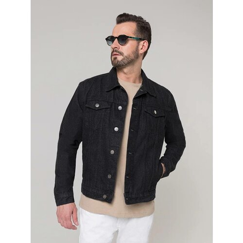 Мужская джинсовая куртка MJCK035-7 р. XL, черный