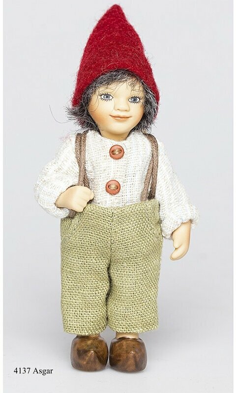 Кукла фарфоровая Birgitte Frigast Asgar, 10 см