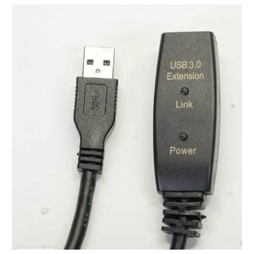 Удлинитель-кабель активный USB 3.0 на 5 метров, с усилителем сигнала. portapack h2 sdr приёмник hackrf one с набором антенн с внешним широкополосным усилителем сигнала