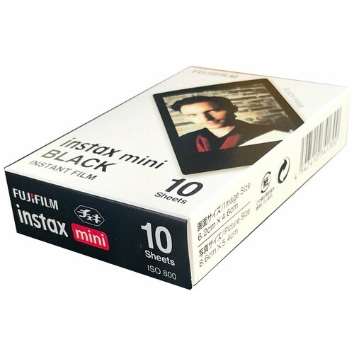 Картридж для фотоаппарата Fujifilm Colorfilm Instax Mini. Дизайнерская серия Black Frame. fujifilm 84857 instax mini stand up card bon voyage accessories