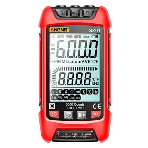 Мультиметр Aneng SZ01 мультиметр aneng an8205c red cover