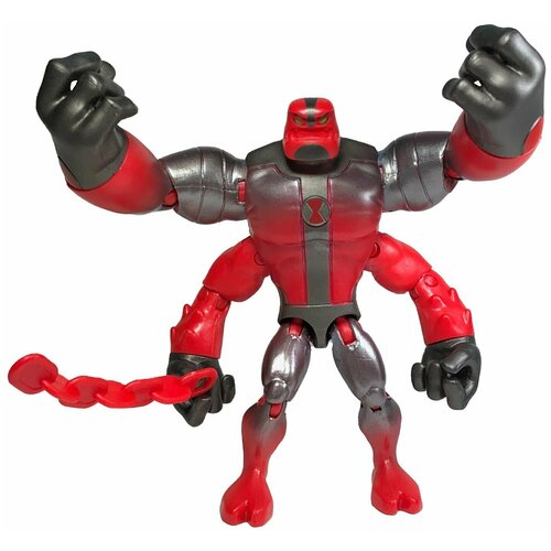 Фигурка BEN 10 OMNI-METALLIC FOUR ARMS силач 12.5 см PLAYMATES TOYS 76100 (76174) ben 10 фигурка силач металлик с высотой 12 5 см omni metallic four arms 76174