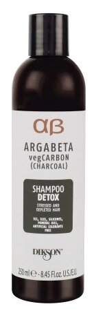 Dikson шампунь ArgaBeta vegCarbon detox, 250 мл