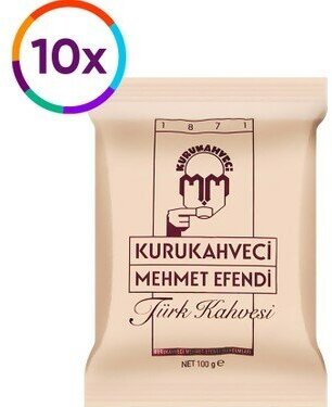 Кофе молотый Kurukahveci Mehmet Efendi, 100 г, мягкая упаковка, 10 уп. - фотография № 3