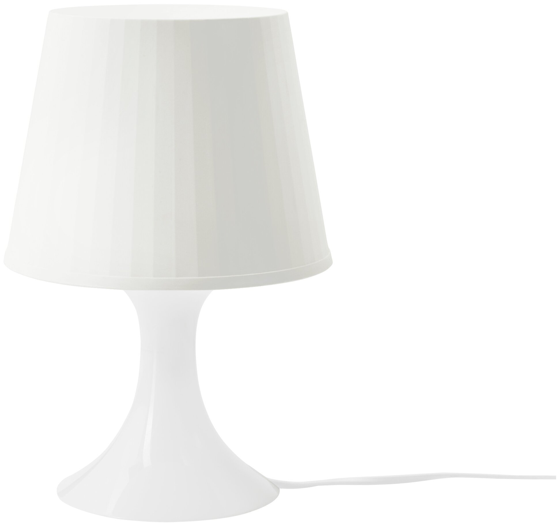 LAMPAN лампан лампа настольная 29 см белый - фотография № 2