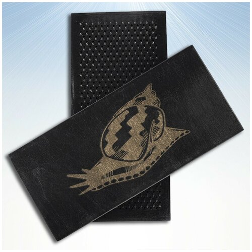 фото Доска садху с динамическими гвоздями, микс животные улитка - 1036 черная goodwood