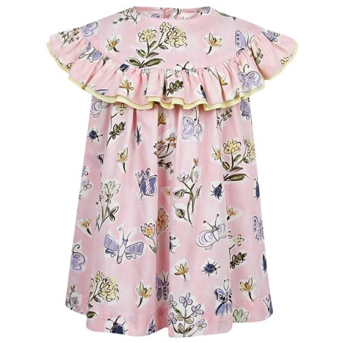 Платье Il Gufo размер 80, розовый/цветочный принт