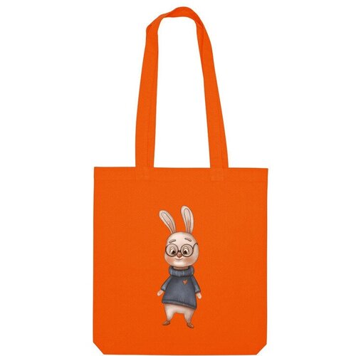 фото Сумка шоппер us basic, оранжевый