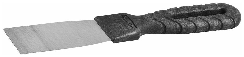 ЗУБР 40 мм, пластиковая ручка, стальной, шпатель (10052-04)