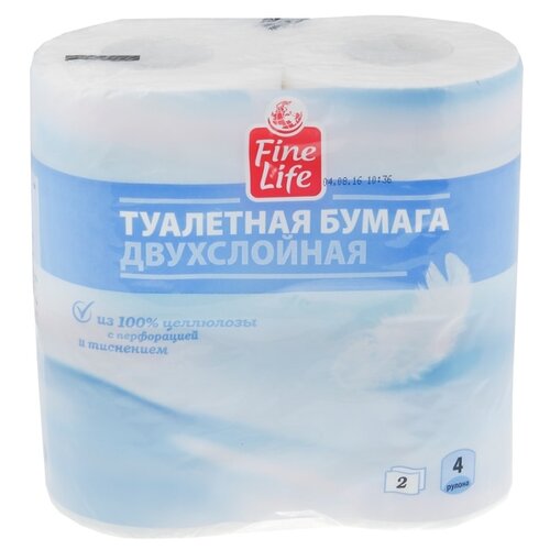 фото Туалетная бумага fine life