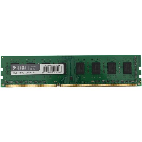 Память DDR3 DIMM 8Gb 1600MHz BaseTech BTD31600C11-8GN 144000₽