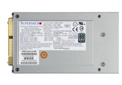 Для серверов SuperMicro Блок Питания SuperMicro PWS-2K21A-BR 2200W