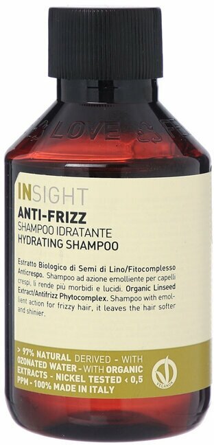 Шампунь для дисциплины непослушных и вьющихся волос ANTI-FRIZZ (100 мл) IAF079/1495