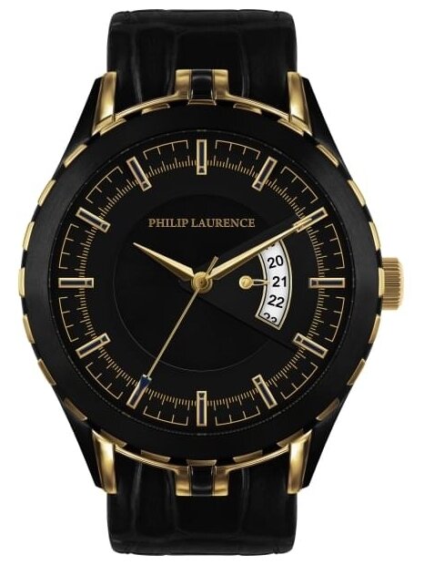 Наручные часы Philip Laurence Basic PG255GS3-13B, черный, белый
