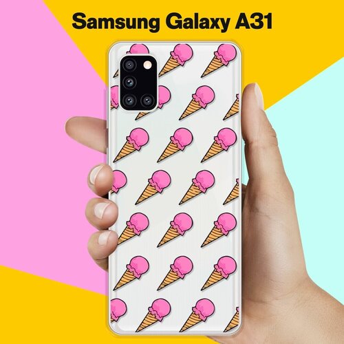 Силиконовый чехол Мороженое на Samsung Galaxy A31