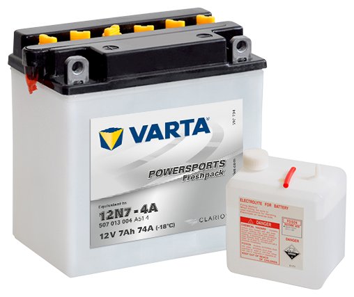 Мото аккумулятор VARTA Powersports Freshpack (507 013 004)