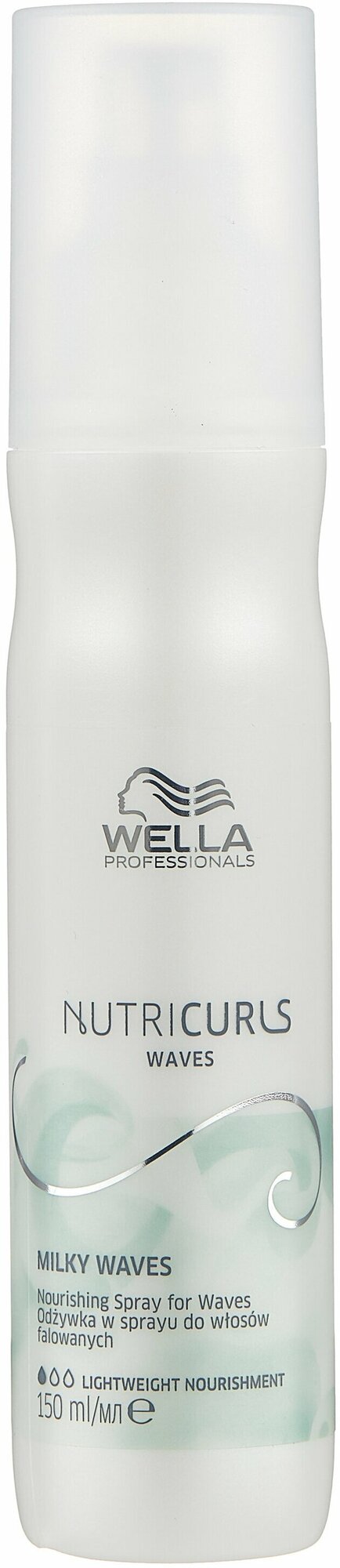 Wella Professionals Nutricurls Milky Waves молочко-спрей для вьющихся волос, 150 мл