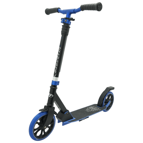 Детский 2-колесный городской самокат TechTeam Caravel 210 2020, черный/синий