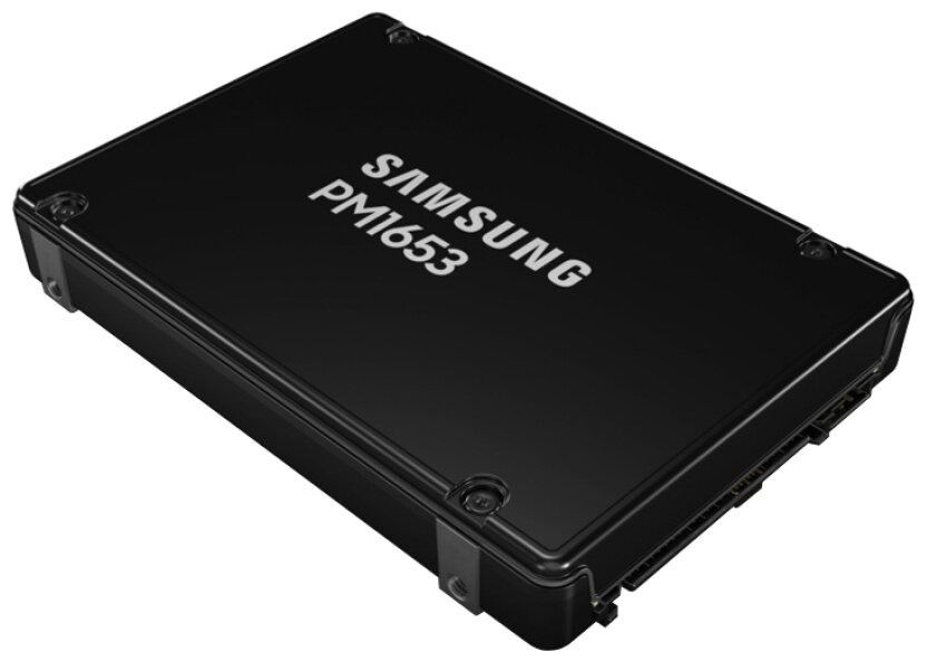 MZILG3T8HCLS-00A07 2.5", 3840GB, Samsung Enterprise SSD PM1653, SAS 24 Гб/с, 1DWPD (5Y)