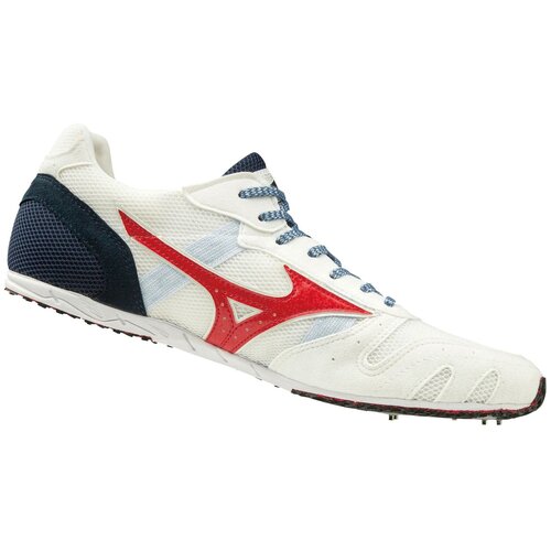 фото Шиповки mizuno chrono dist 7 white/red/navy (uk:9)