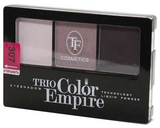 TF Cosmetics Палетка теней Trio Color Empire 307 аметистовый