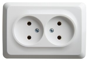 <b>Розетка</b> Systeme Electric PA16-105B, 16 А ЭТЮД O/У двойная <b>угловая</b> <b>РОЗЕТКА</b> без заземления без шторок 