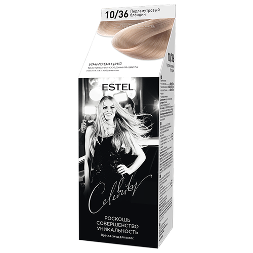 Купить ESTEL Celebrity краска-уход для волос, 10/36 перламутровый блондин