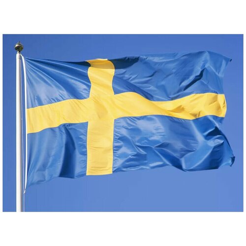 Флаг Швеции 70х105 см большой флаг швеции
