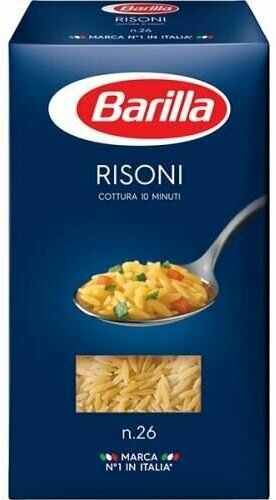 Barilla Макаронные изделия Risoni, 450 г