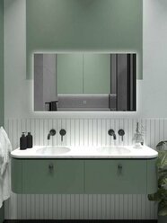 Зеркало для ванной Qwerty 70*90 горизонтальное с нейтральной LED-подсветкой