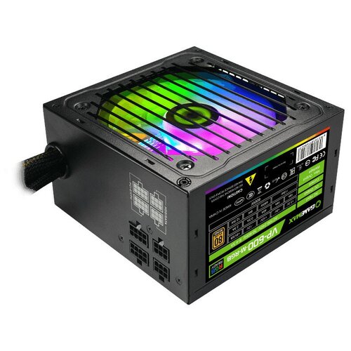 Блок питания GameMax ATX 600W VP-600-RGB-MODULAR