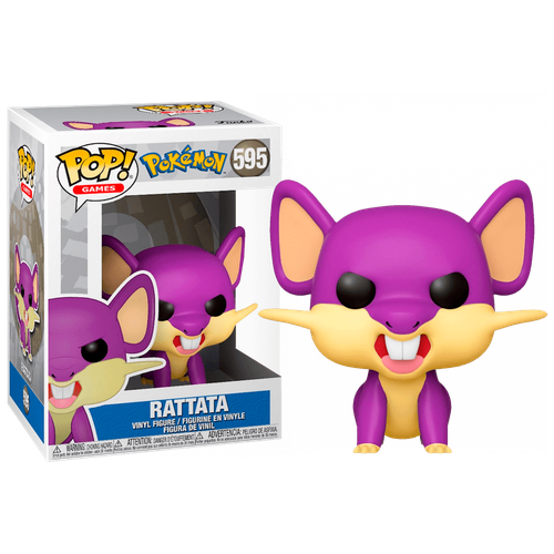 Фигурка Покемон Раттата (Funko Pop! Games: Pokemon - Rattata) №595 фигурка funko pop pokemon rattata