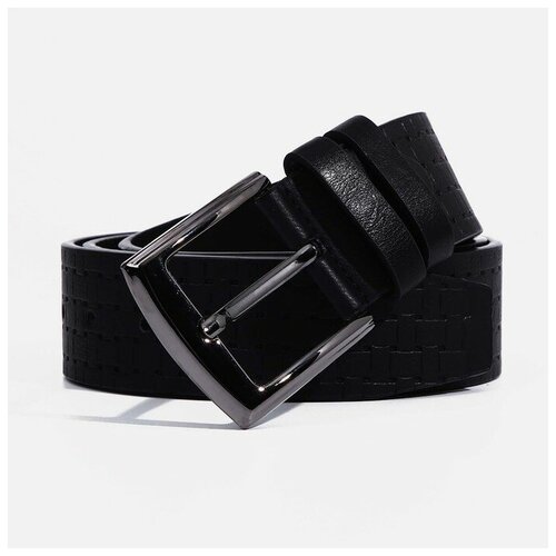 фото Ремень для мужчин, длина 120 см., черный
