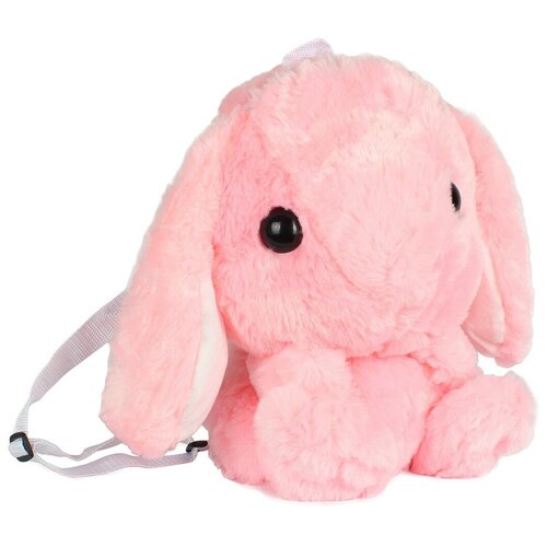 Рюкзак плюшевый AnimalWorld - Зайка розовый