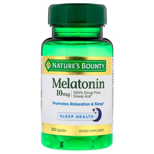 Капсулы Nature's Bounty Melatonin, 200 г, 10 мг, 60 шт.