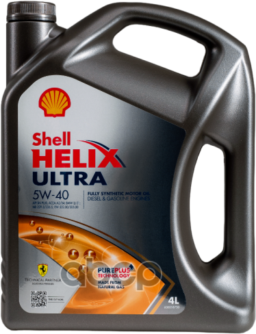 Shell Масло Моторное Shell Helix Ultra 5W-40 4L