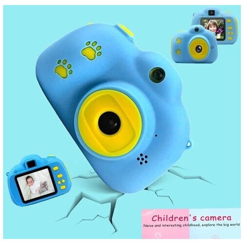Детский цифровой фотоаппарат RK-K9, голубой